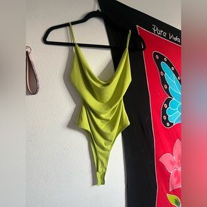 Classy green bodysuit